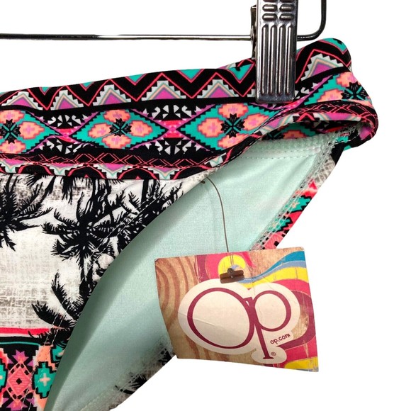 OP Multi-colored Bikini Bottom Size Small NWT - Picture 3 of 12